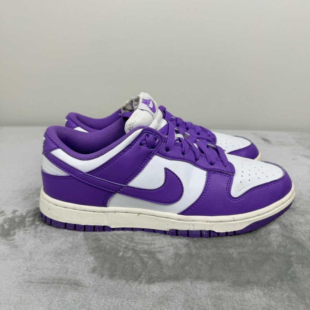 Nike Dunk Low Field Purple White DD1873-108 Womens Size 8 Sneakers - Picture 5 of 11